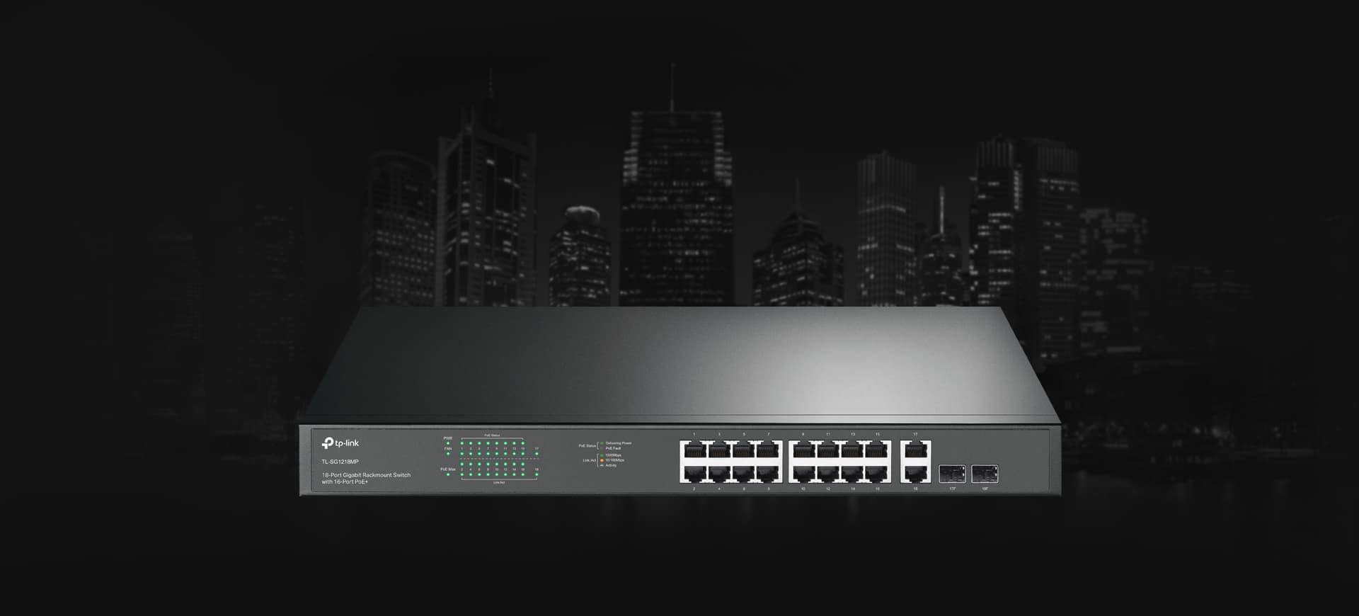 TL-SG1218MP Rackmount Switch